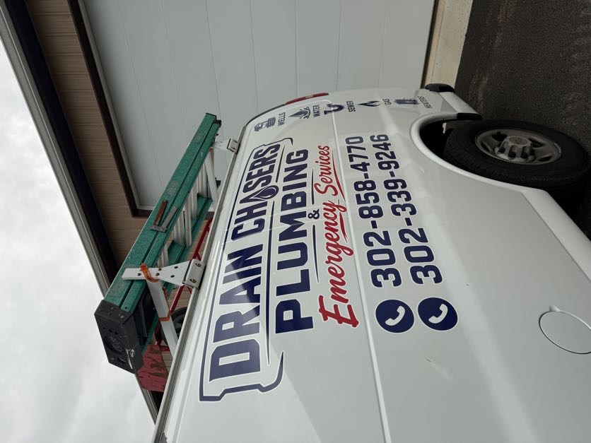 Drain Chasers Plumbing — side vehicle graphics by Coastal Wraps